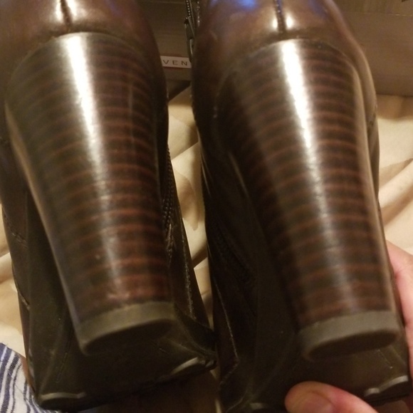 5TH AVENUE, Dark Brown Leather, Boots, NWOT - Picture 5 of 8